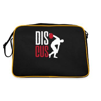 Lancer du disque Athlète Cadeau d’athlète - Sac Retro - noir/or - Dos