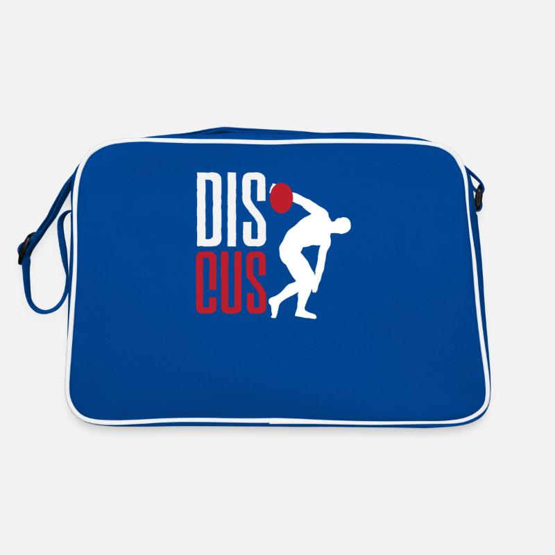 Discus Discus Throw Athlete Athlete Gift Retro Bag