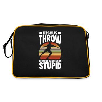 Lancer du disque Athlète Cadeau d’athlète - Sac Retro - noir/or - Dos