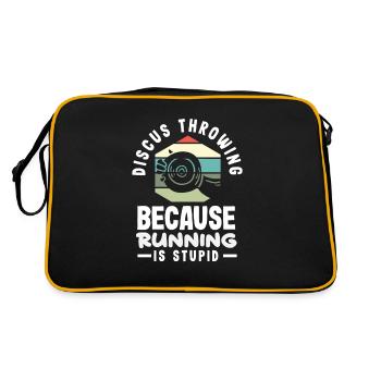 Lancer du disque Athlète Cadeau d’athlète - Sac Retro - noir/or - Dos