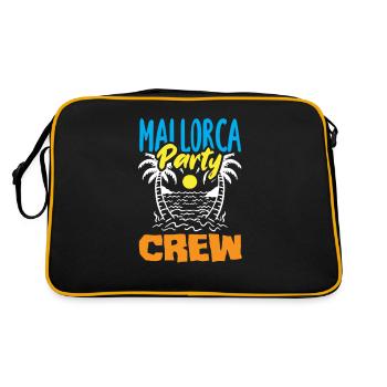 Mallorca Party Crew Mallorca Holidays - Retro Bag - black/gold - Back