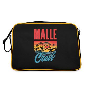 Mallorca Party Crew Mallorca Holidays - Retro Bag - black/gold - Back