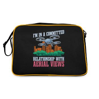 Drone Quadcopter - Retro Bag - black/gold - Back