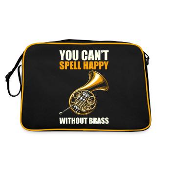 Horn player French Horn - Retro Bag - black/gold - Back