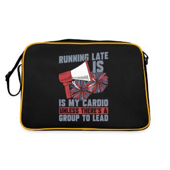 Cheerleader Cheerleading - Retro Bag - black/gold - Back