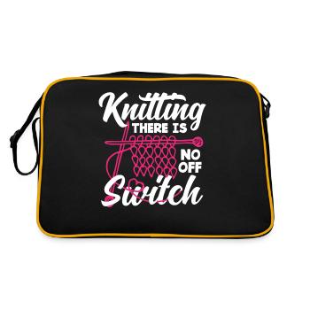 Tricot Pas d’interrupteur d’arrêt - Sac Retro - noir/or - Dos