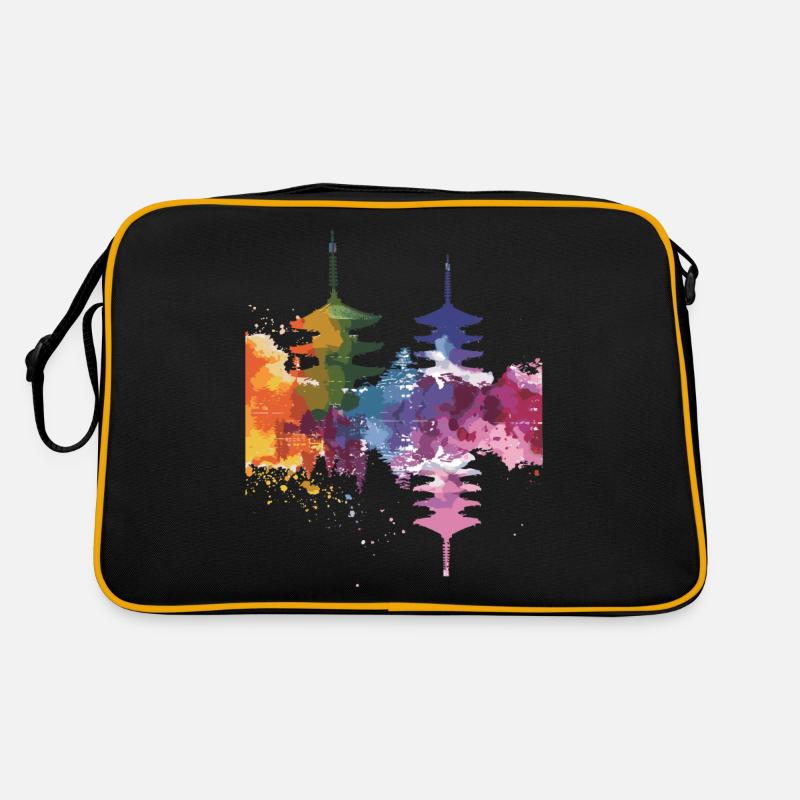 Uji - Retro Bag - black/gold