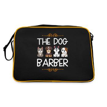 Le toiletteur pour chiens - Sac Retro - noir/or - Dos