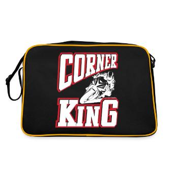 Curves King Biker Design Moto Moto - Sac Retro - noir/or - Dos