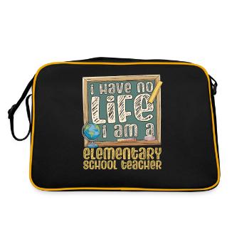 Primary school teacher - Retro Bag - black/gold - Back