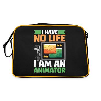 Animator - Retro Bag - black/gold - Back