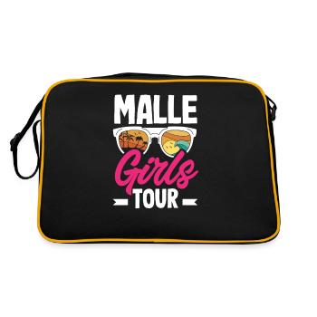 Mallorca Party Crew Mallorca Holidays - Retro Bag - black/gold - Back