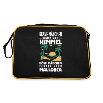 Mallorca Party Crew Mallorca Holidays - Retro Bag - black/gold - Back