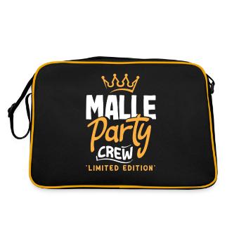 Mallorca Party Crew Mallorca Holidays - Retro Bag - black/gold - Back