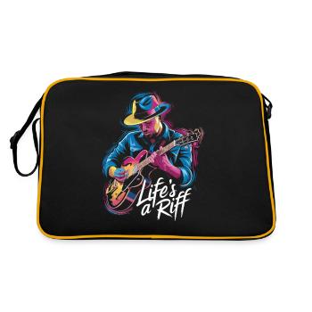 Jazz: Life is a Riff - Retro Bag - black/gold - Back