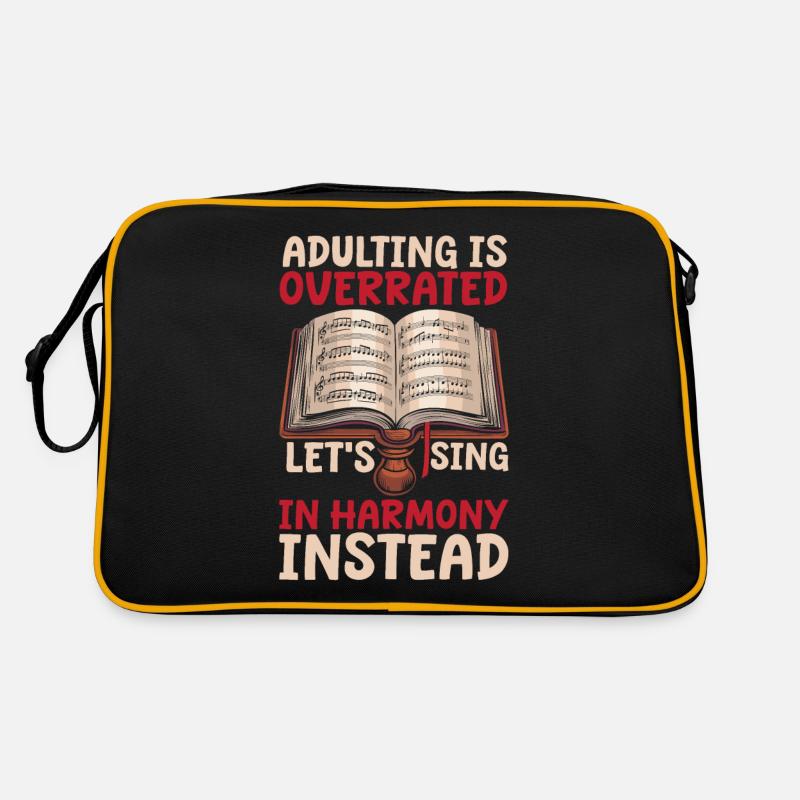 Choir Singers - Retro Bag - black/gold