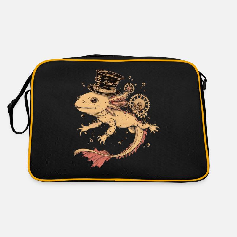 Steampunk Axolotl Sac Retro