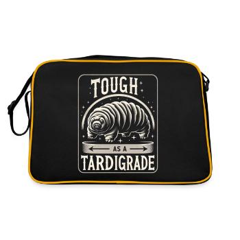 Tough As A Tardigrade 5 - Retro Tasche - Schwarz/Gold - Hinten