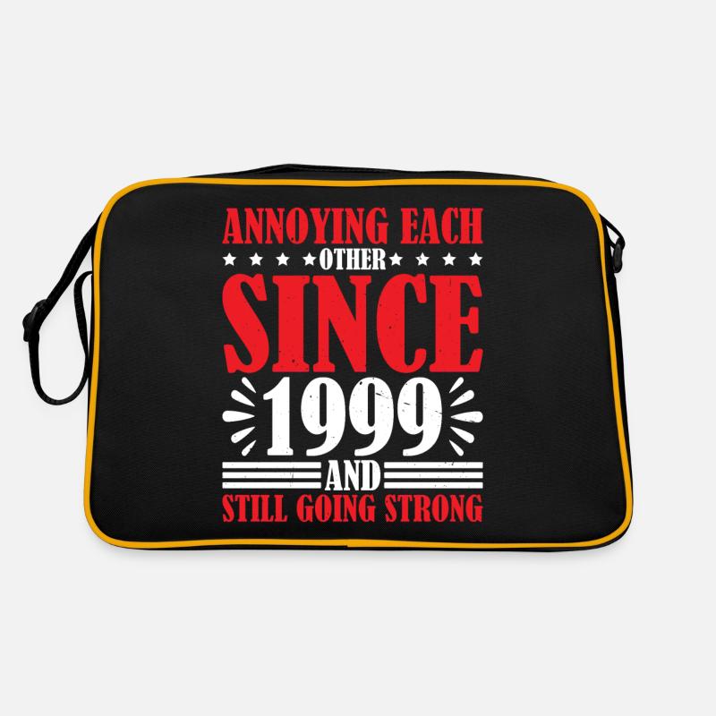 Annoying Each Other Since 1999 2 Retro Tasche
