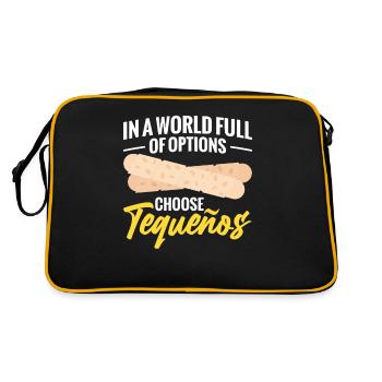 Dans un monde plein d’options, choisissez Tequeños. - Sac Retro - noir/or - Dos