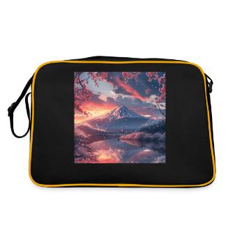 Japon - Sac Retro - noir/or - Dos