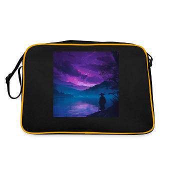 Japon - Sac Retro - noir/or - Dos