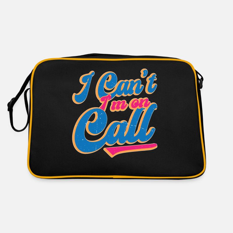 I Can't I'm On Call Retro Tasche
