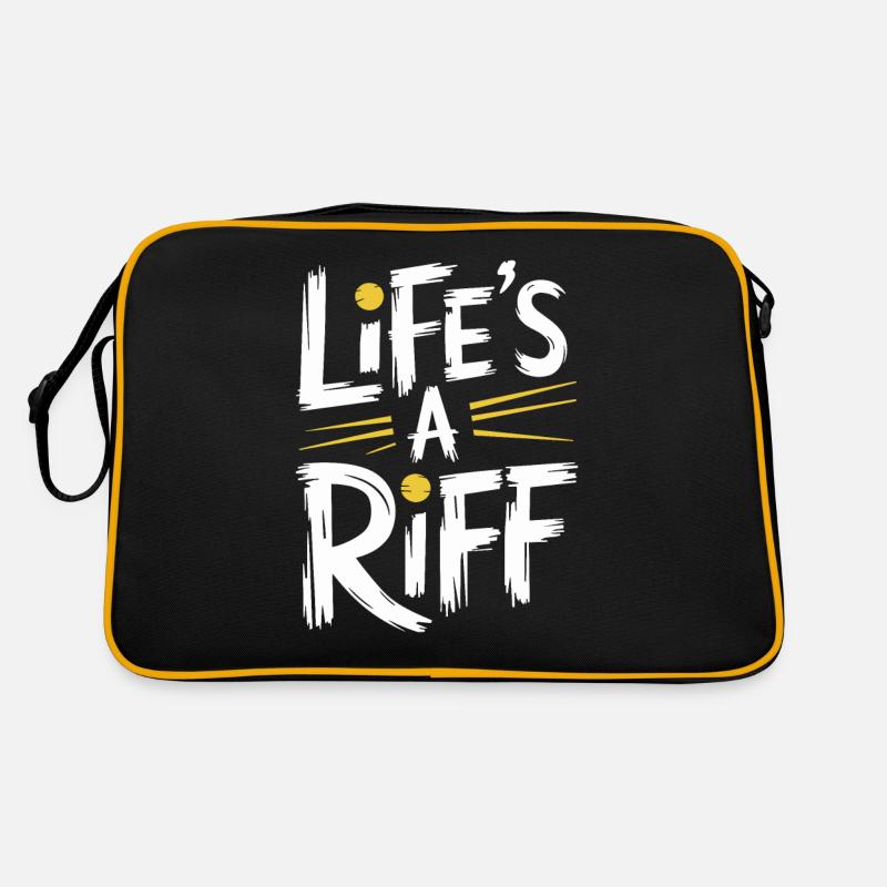 Guitar Player: Life's A Riff Artwork Retro Bag