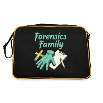 Forensic Technician Team - Retro Bag - black/gold - Back