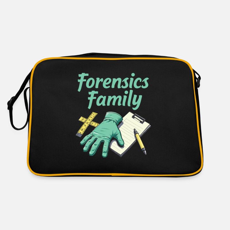Forensischer Techniker Team Retro Tasche