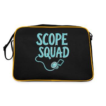 Équipe de technicien en endoscopie - Sac Retro - noir/or - Dos