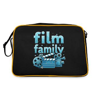 Film Producer Team - Retro Bag - black/gold - Back