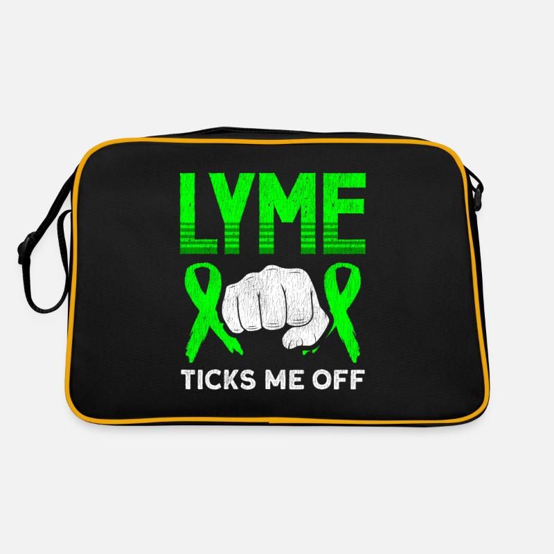 Sensibilisation à la maladie de Lyme Wear Green Sac Retro