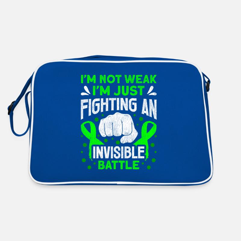Tragen Sie Green Lyme Disease Awareness Retro Tasche