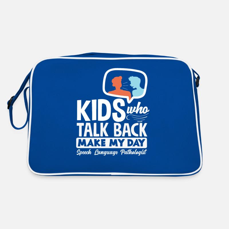 Logopäde Kids Who Talk Back Retro Tasche