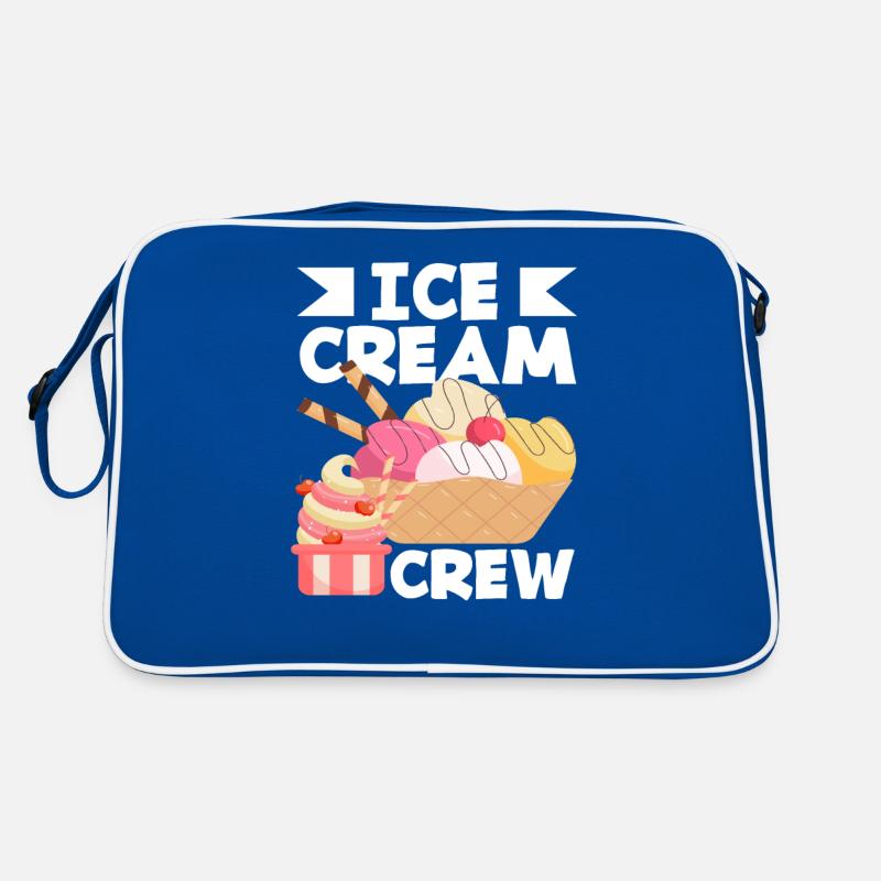 Équipe de crème glacée pour la crème glacée Sac Retro