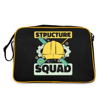 Civil Engineer Team - Retro Bag - black/gold - Back
