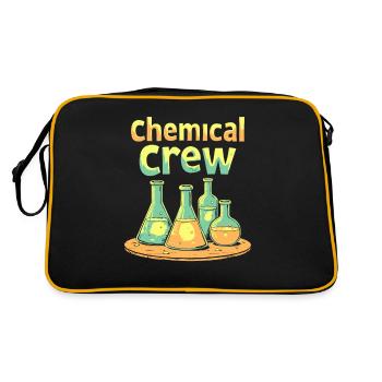 Chemical Engineer Team - Retro Bag - black/gold - Back