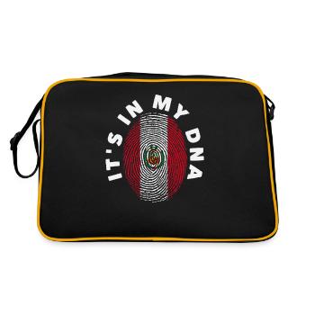Pérou Cadeau péruvien - Sac Retro - noir/or - Dos