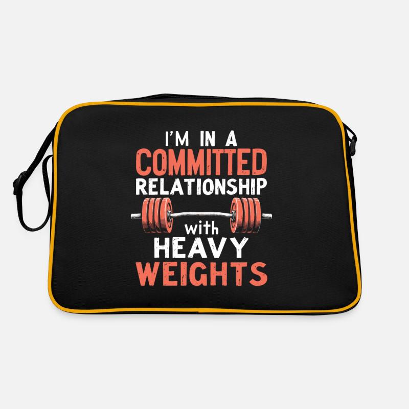 Bodybuilder Bodybuilding Retro Tasche