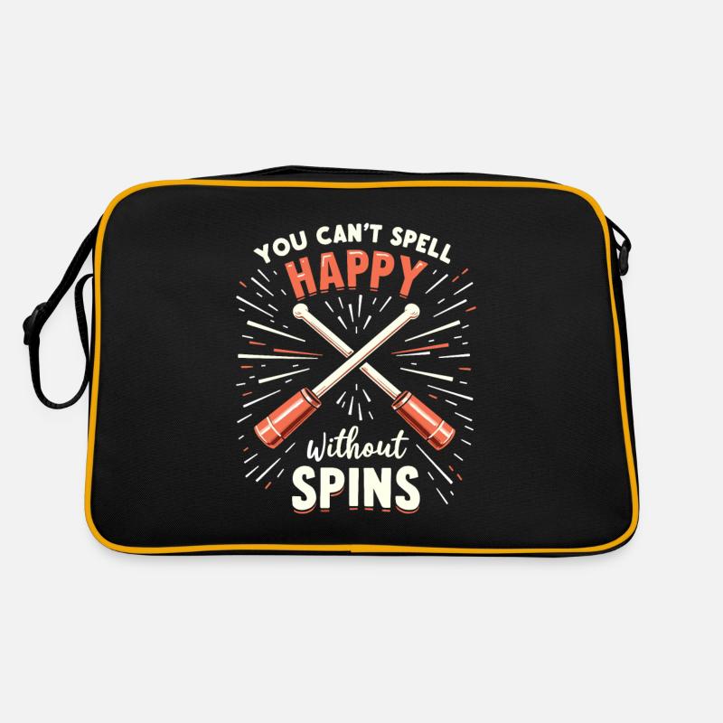 Stabdrehen Baton Twirling Retro Tasche