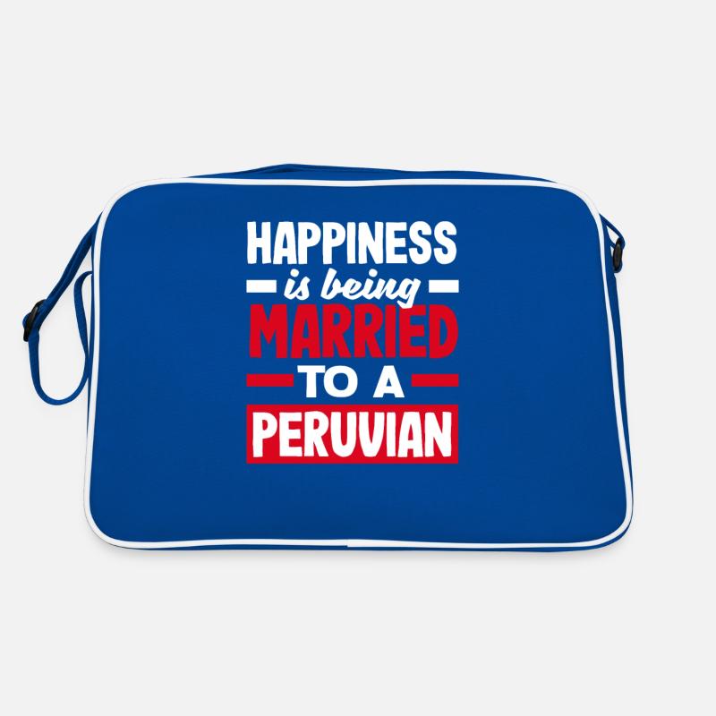 Peru Peruaner Geschenk Retro Tasche