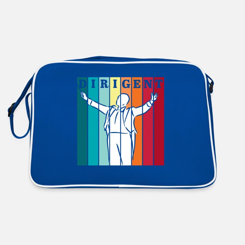 Dirigent Eigenschaften Chorleiter Musiklehrer Retro Tasche