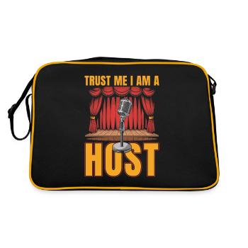 Host - Retro Bag - black/gold - Back
