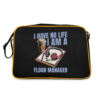 Floor Manager - Retro Bag - black/gold - Back