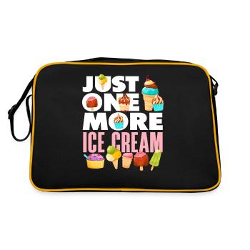 Juste un amateur de glaces - Sac Retro - noir/or - Dos