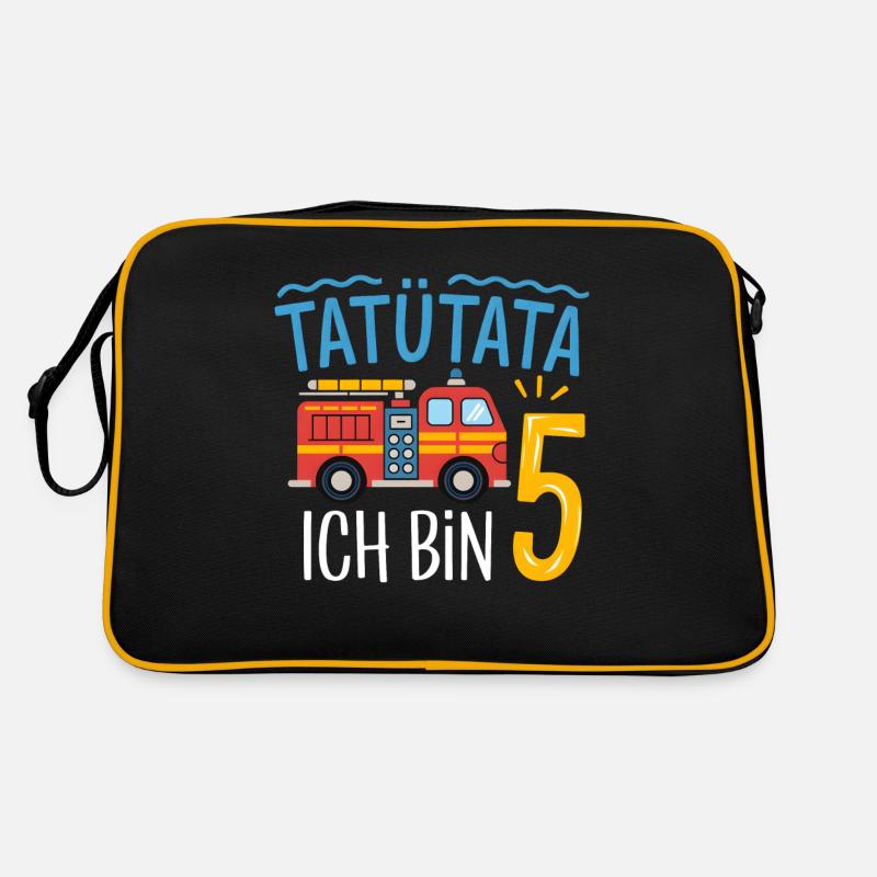 Tatütata Fire Brigade 5th Birthday Retro Bag