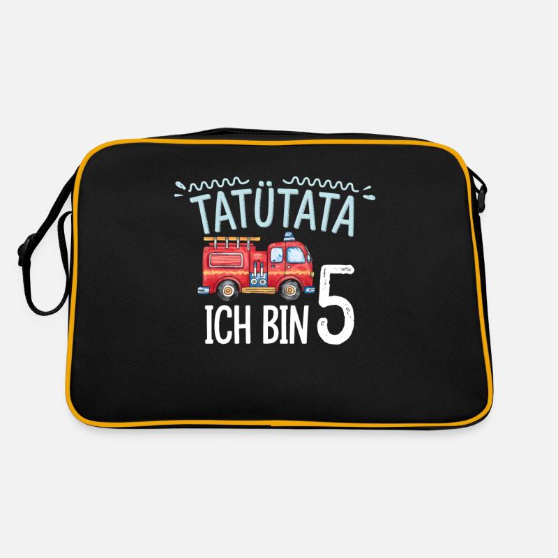 Tatütata Fire Brigade 5th Birthday Retro Bag