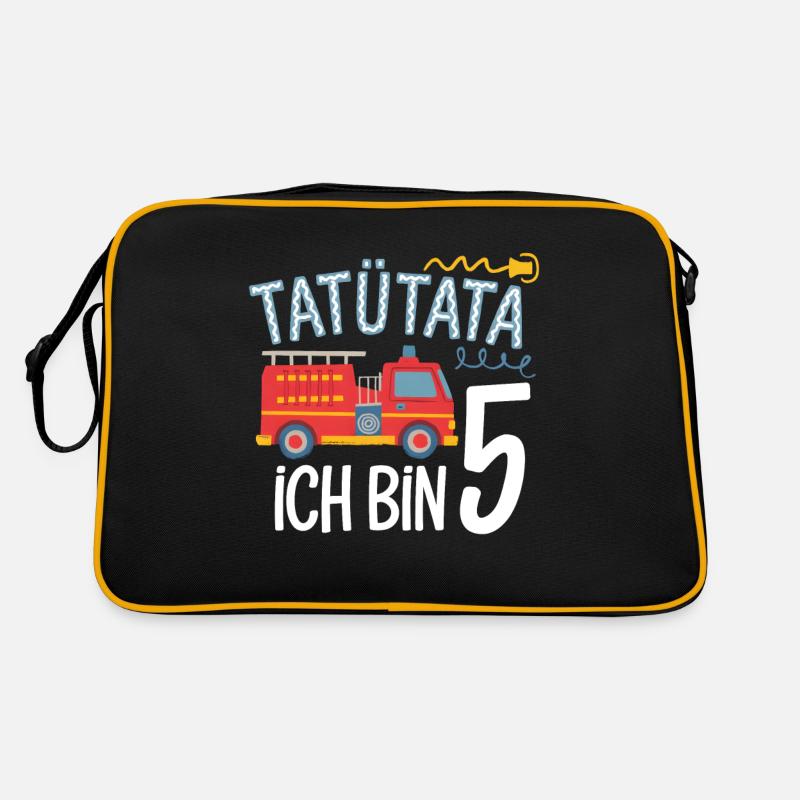 Tatütata Fire Brigade 5th Birthday Retro Bag