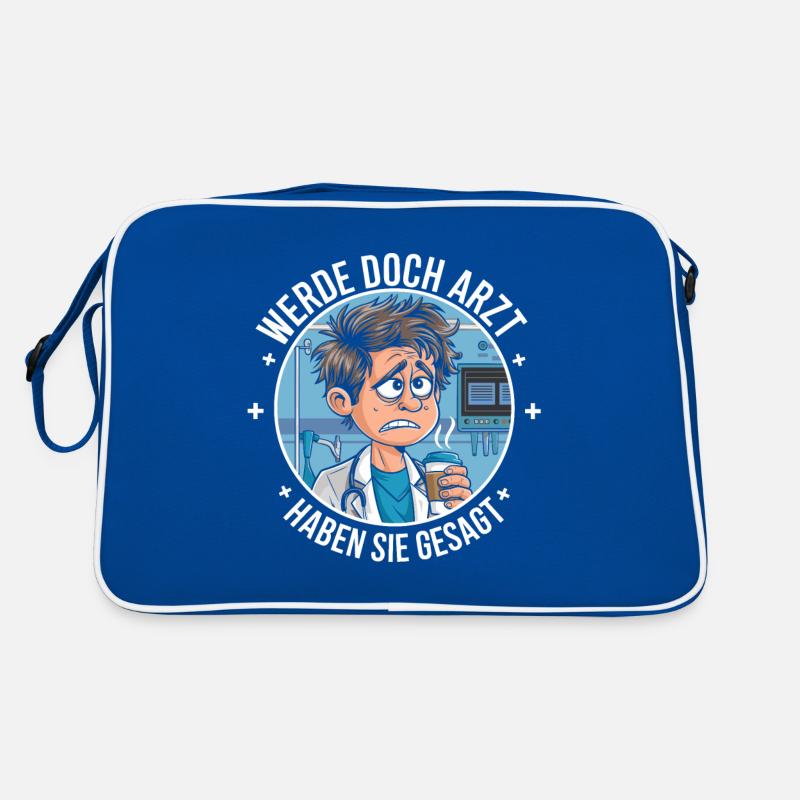 Devenir un médecin Drôle de médecins médecine dicton Sac Retro